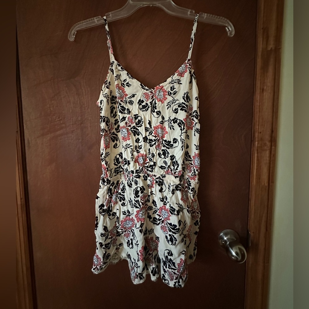 Express Floral Print Romper
